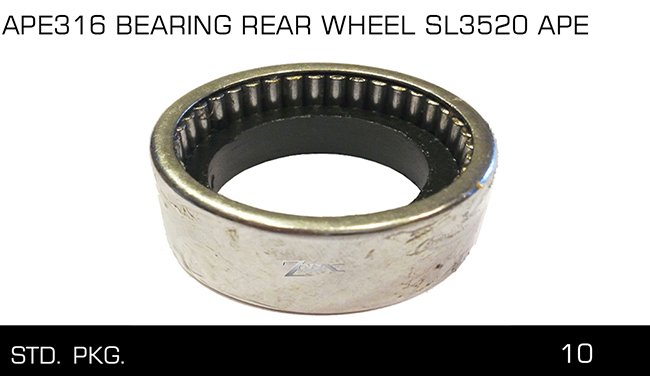 APE316 BEARING REAR WHEEL SL3520 APE